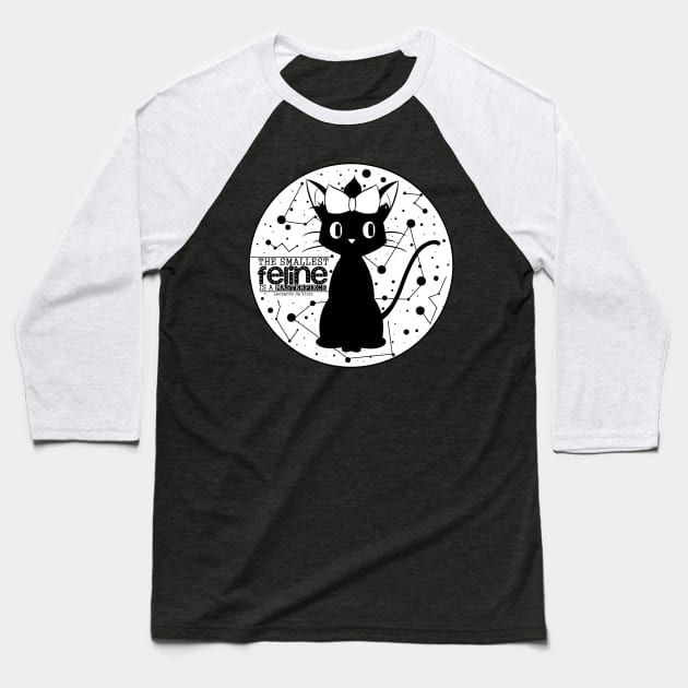 Feline Baseball T-Shirt by artsiecassie